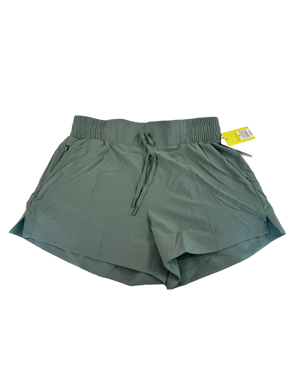 All in Motion Women's Woven Mid Rise Shorts 4" Sage Green Size M Lightweight NWT